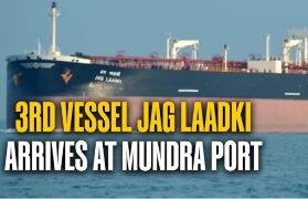 The vessel Jag Ladki has reached Mundra Port carrying a large shipment of crude oil